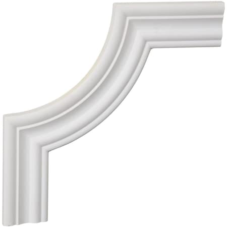 Ekena Millwork Panel Moulding Corner, Urethane, 10 in H, 10 in W, Factory Primed PML10X10OX-2